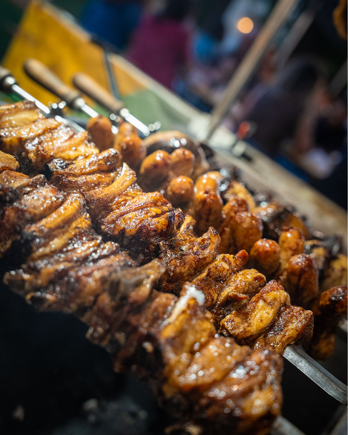 costicine di carne in primo piano